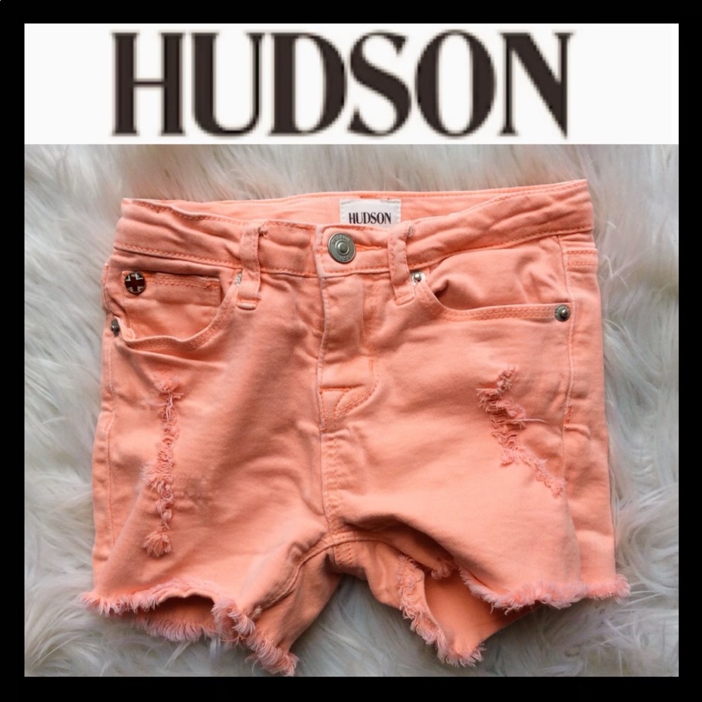 HUDSON Girl’s Distressed Denim Shorts